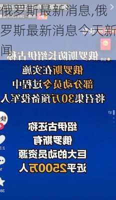 俄罗斯最新消息,俄罗斯最新消息今天新闻