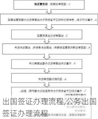 出国签证办理流程,公务出国签证办理流程