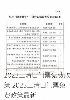 2023三清山门票免费政策,2023三清山门票免费政策最新-第2张图片-九五旅游网