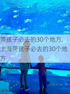 带孩子必去的30个地方,上海带孩子必去的30个地方