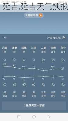 延吉,延吉天气预报