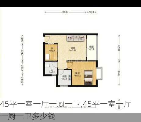 45平一室一厅一厨一卫,45平一室一厅一厨一卫多少钱-第3张图片-九五旅游网