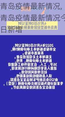 青岛疫情最新情况,青岛疫情最新情况今日新增