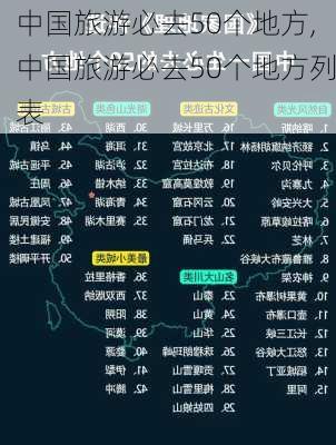 中国旅游必去50个地方,中国旅游必去50个地方列表-第1张图片-九五旅游网