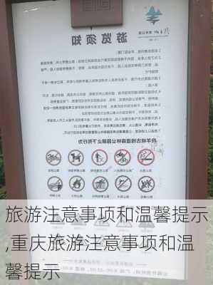 旅游注意事项和温馨提示,重庆旅游注意事项和温馨提示-第2张图片-九五旅游网