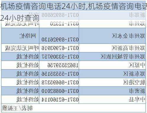 机场疫情咨询电话24小时,机场疫情咨询电话24小时查询-第2张图片-九五旅游网