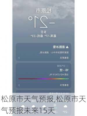 松原市天气预报,松原市天气预报未来15天-第2张图片-九五旅游网