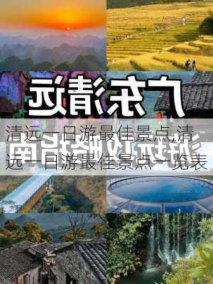 清远一日游最佳景点,清远一日游最佳景点一览表-第2张图片-九五旅游网