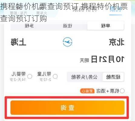 携程特价机票查询预订,携程特价机票查询预订订购-第1张图片-九五旅游网