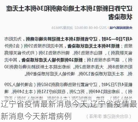 辽宁省疫情最新消息今天,辽宁省疫情最新消息今天新增病例-第3张图片-九五旅游网