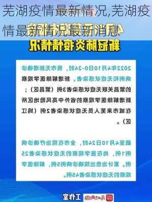 芜湖疫情最新情况,芜湖疫情最新情况最新消息