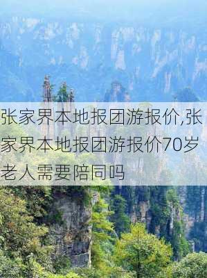 张家界本地报团游报价,张家界本地报团游报价70岁老人需要陪同吗