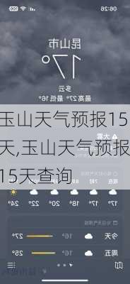 玉山天气预报15天,玉山天气预报15天查询-第2张图片-九五旅游网