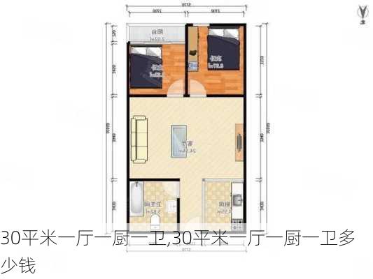 30平米一厅一厨一卫,30平米一厅一厨一卫多少钱-第3张图片-九五旅游网