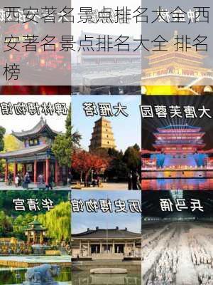 西安著名景点排名大全,西安著名景点排名大全 排名榜-第1张图片-九五旅游网