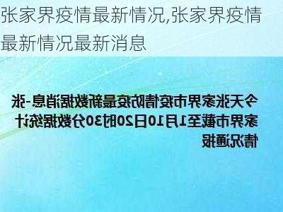 张家界疫情最新情况,张家界疫情最新情况最新消息-第3张图片-九五旅游网