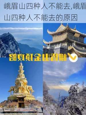 峨眉山四种人不能去,峨眉山四种人不能去的原因-第1张图片-九五旅游网