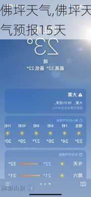 佛坪天气,佛坪天气预报15天-第3张图片-九五旅游网