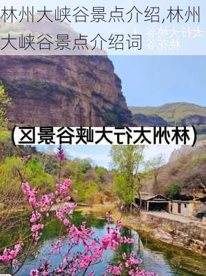 林州大峡谷景点介绍,林州大峡谷景点介绍词-第2张图片-九五旅游网