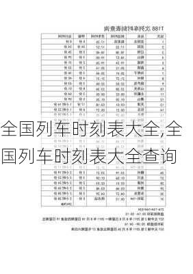 全国列车时刻表大全,全国列车时刻表大全查询-第1张图片-九五旅游网