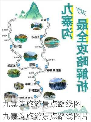 九寨沟旅游景点路线图,九寨沟旅游景点路线图片-第2张图片-九五旅游网