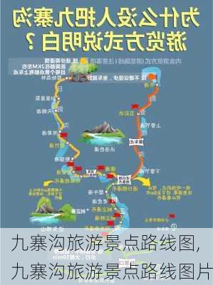 九寨沟旅游景点路线图,九寨沟旅游景点路线图片-第1张图片-九五旅游网