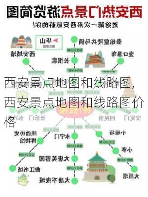 西安景点地图和线路图,西安景点地图和线路图价格-第2张图片-九五旅游网