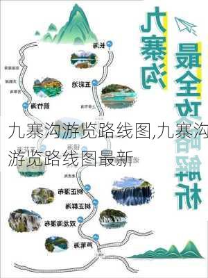 九寨沟游览路线图,九寨沟游览路线图最新-第2张图片-九五旅游网