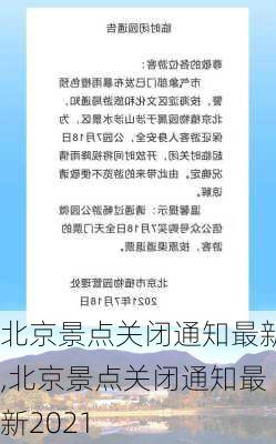 北京景点关闭通知最新,北京景点关闭通知最新2021-第3张图片-九五旅游网