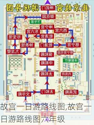 故宫一日游路线图,故宫一日游路线图六年级-第2张图片-九五旅游网