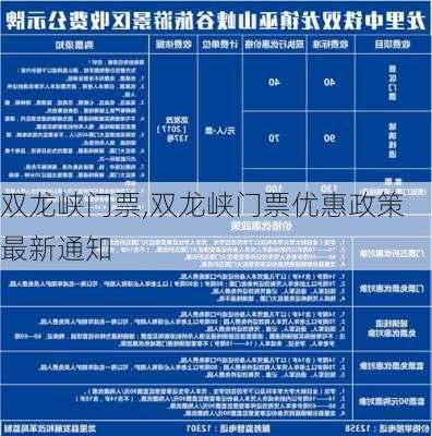 双龙峡门票,双龙峡门票优惠政策最新通知-第1张图片-九五旅游网