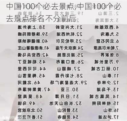 中国100个必去景点,中国100个必去景点排名不分前后-第2张图片-九五旅游网